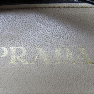 Prada Women black Leather adjustable straps Wedge size 38